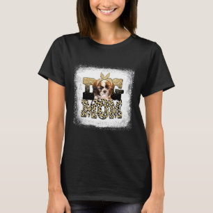 Camiseta Leopardo Ocidental Shih Tzu Mãe Dia de as mães