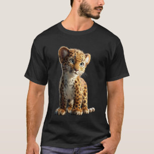 Camiseta Leopardo Pantera Grandes Felinos Panteras Fofos Le