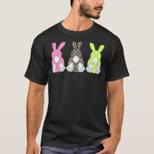 Camiseta Leopardo Páscoa Coelho Coelho Trito Páscoa Bonita 
