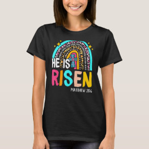 Camiseta Leopardo Rainbow Ele Está Riscado Jesus Christian