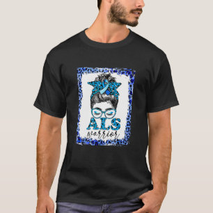 Camiseta Leopardo Sangrado Als Guerreiro Mensagem Cabelo So