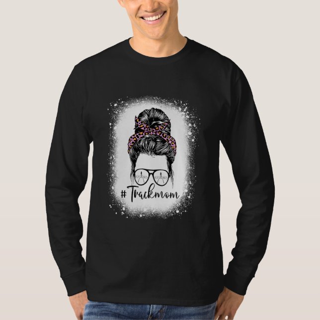 Camiseta Leopardo Sangrento, cor-de-rosa, Mãe, a vida toda  (Frente)