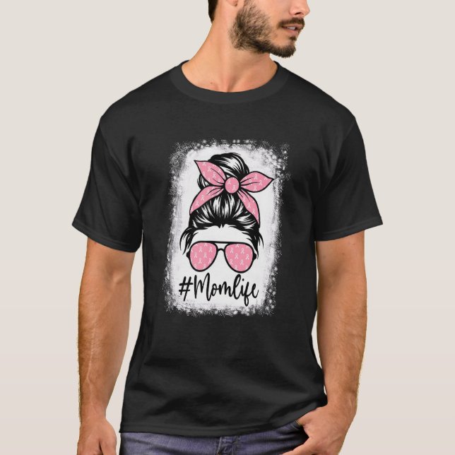 Camiseta Leopardo Sangrento Rosa Mãe Vida Má Mama Má Mama M (Frente)
