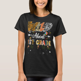 Camiseta Leopardo Selvagem De Cerca De 1 rua De Volta À Esc