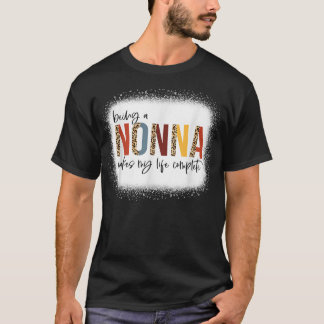 Camiseta Leopardo Ser Uma Nona Faz Minha Vida Completa Lua