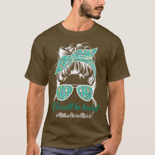 Camiseta Leopardo, Seremos Ouvidos Enfermeira Mensageira Mi