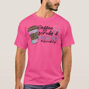 Camiseta Leopardo Tie Dye Café Esfrega Luvas De Borracha