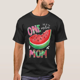 Camiseta Leopardo Tie Dye One Em Um Dia De Melão Mãe Melanc