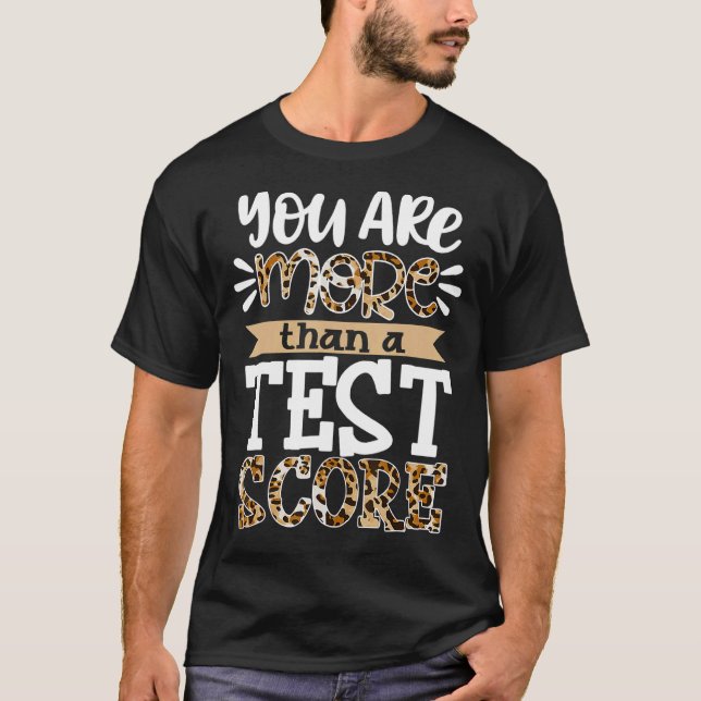 Camiseta Leopardo, Você É Mais Do Que Um Teste De Testes De (Frente)
