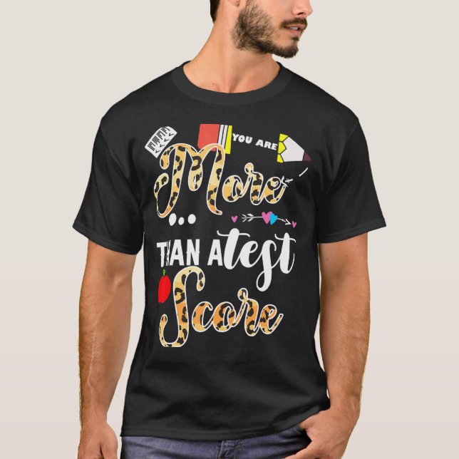 Camiseta Leopardo, Você É Mais Do Que Um Teste De Testes De (Frente)