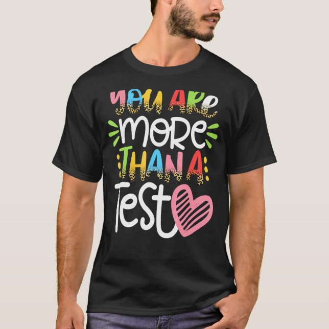 Camiseta Leopardo, Você É Mais Do Que Um Teste De Testes De (Frente)