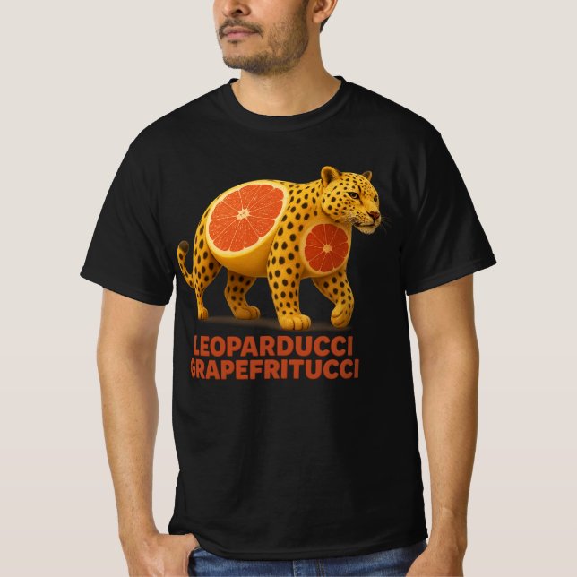 Camiseta Leoparducci Grapefruitucci – Citrus Jungle Italian (Frente)