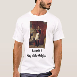 Camiseta Leopold mim, rei dos belgas, Leopold IKing…