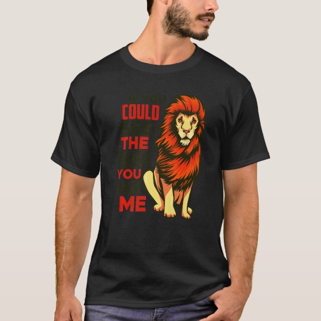 Camiseta Leos Season Beast Leo Roaring Birthday Lion King M (Frente)