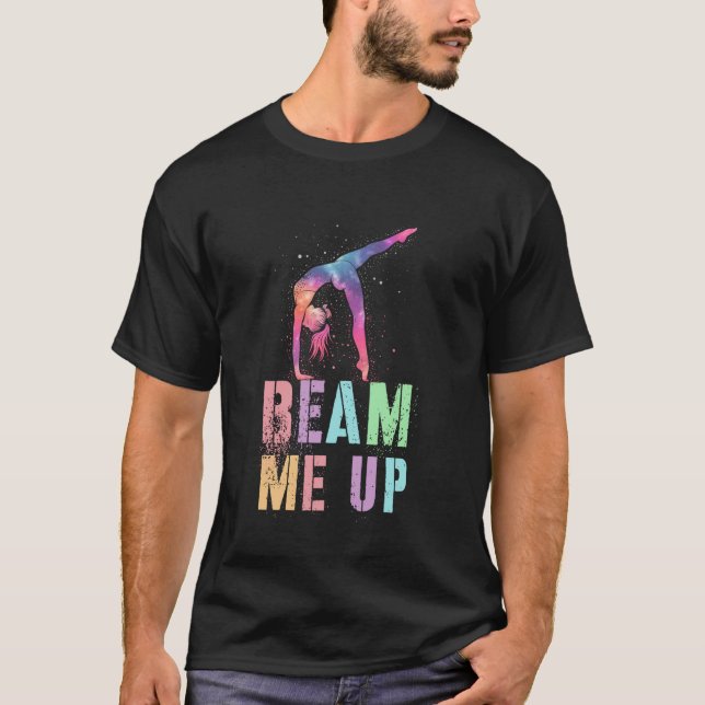 Camiseta Leotard de ginástica divertida FEIXE ME PARA CIMA  (Frente)