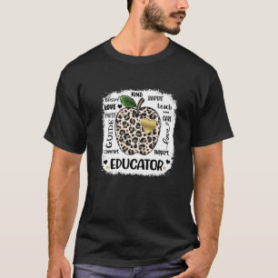 Camiseta Lepard Apple Educator Love Care Inspire B