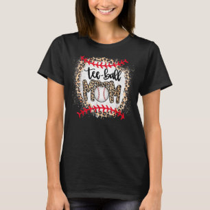 Camiseta Lepard Ball Mãe Dia de as mães Teeball Mãe