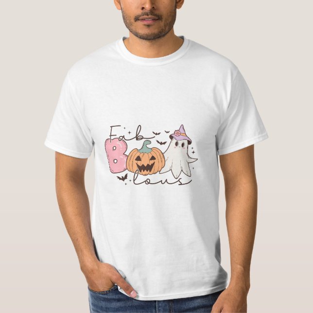 Camiseta Lepard Fab Boo Lous Halloween (Frente)
