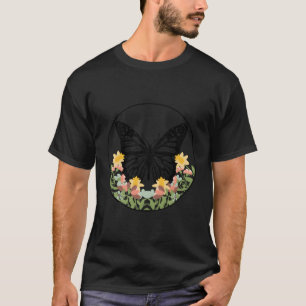 Camiseta Lepidopterologia Da Flor Mortal Manteiga