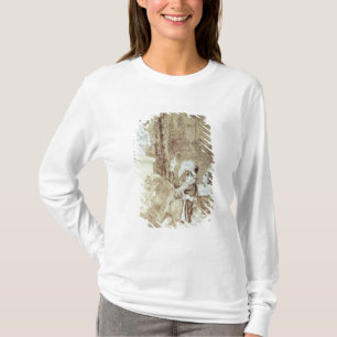 Camiseta Leporello que serenading Elvira na guisa Giovanni