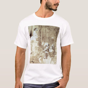 Camiseta Leporello que serenading Elvira na guisa Giovanni