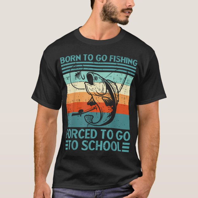 Camiseta Leporinus Simples com Faixas Pretas Conjunto de Co (Frente)