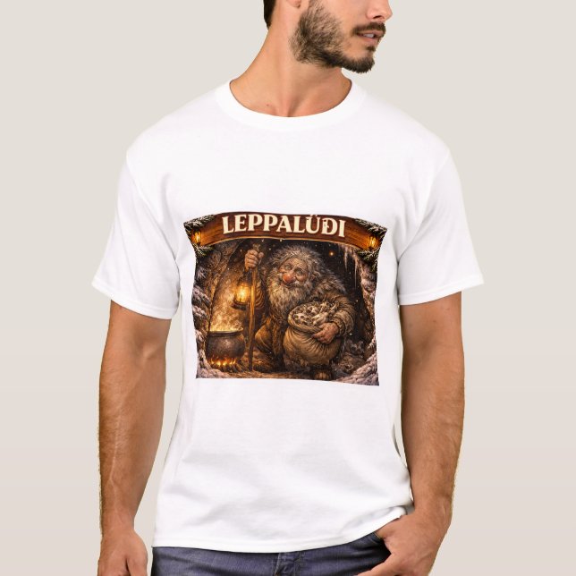 Camiseta Leppaludi islandês Yule Lad (Frente)