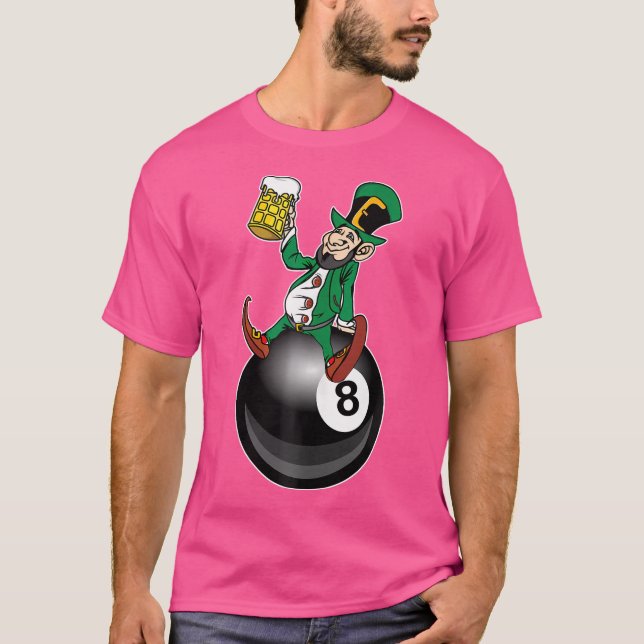 Camiseta Leprechaun Beer Piscina Player Billi (Frente)