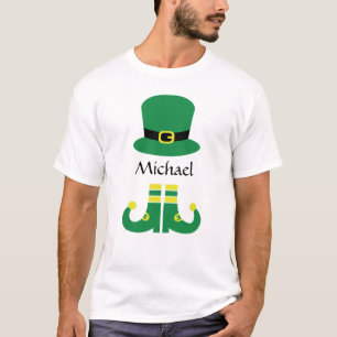Camiseta Leprechaun bonito, que adiciona nomes masculinos