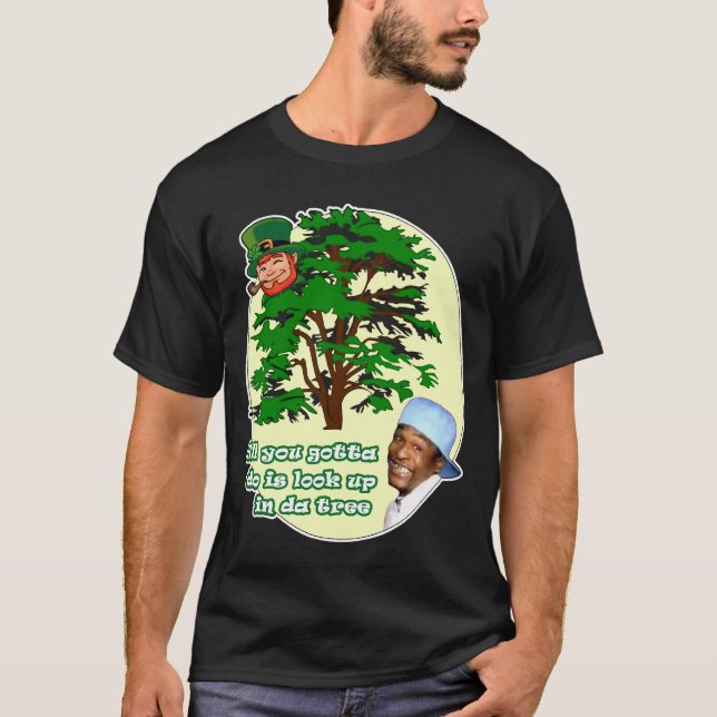 Camiseta Leprechaun da árvore (Frente)