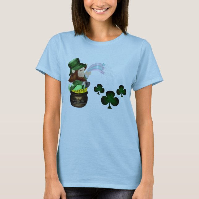 Camiseta Leprechaun Dourado T-Shirt (Frente)