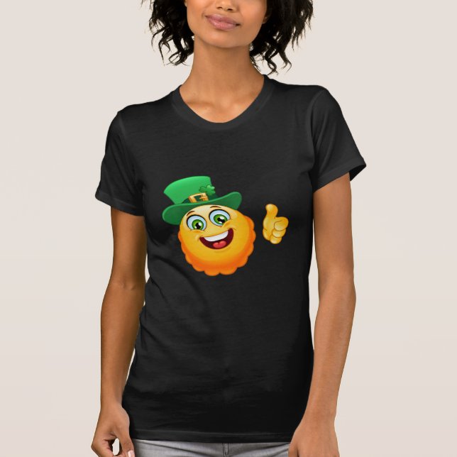 Camiseta leprechaun emoji (Frente)