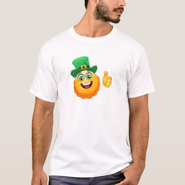 Camiseta leprechaun emoji (Frente)
