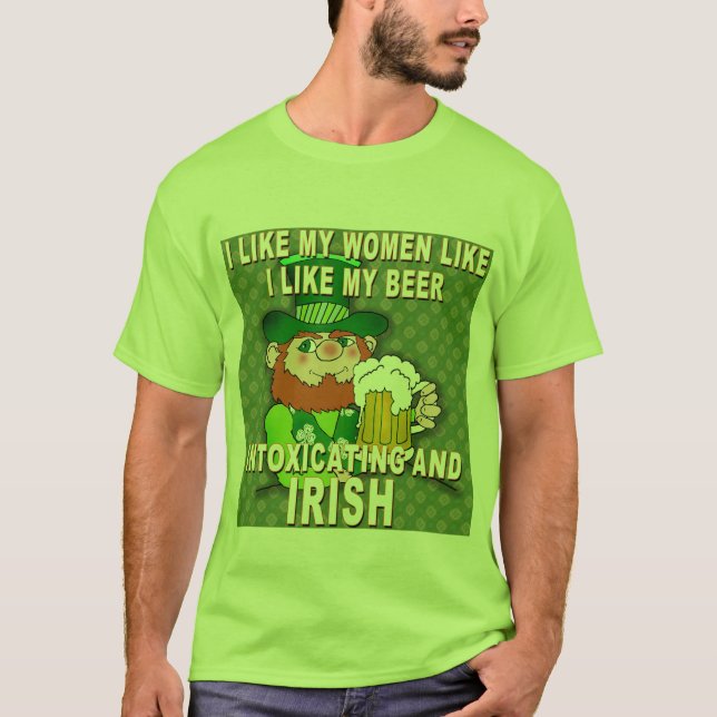 Camiseta Leprechaun engraçado Meme para o Dia de São (Frente)