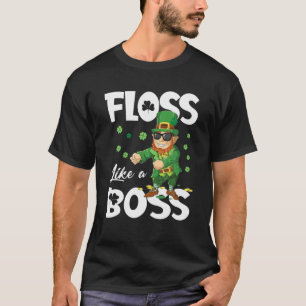 Camiseta Leprechaun Floss, Como Um Dia de São Patrício Chef