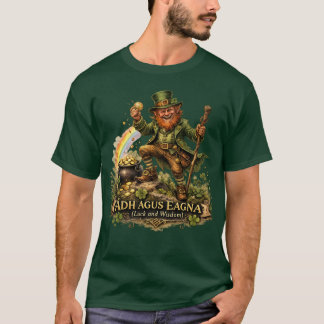 Camiseta Leprechaun Folklore - Luck and Wisdom 