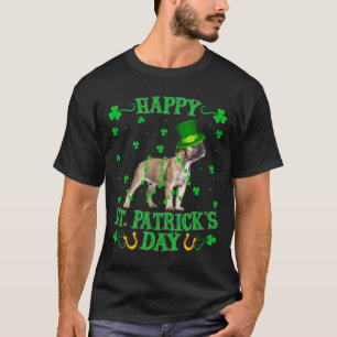 Camiseta Leprechaun Hat French Bulldog Rua. Dia de Patrick
