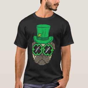Camiseta Leprechaun Hat Pug Shamrock Vídeos St Patricks Da