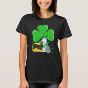 Camiseta Leprechaun Hat Shamrock Leaf Wolf St Patrick S Day