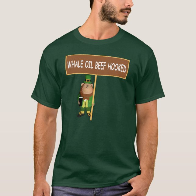 Camiseta Leprechaun irlandês Amusing (Frente)