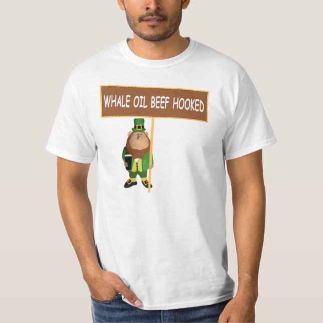 Camiseta Leprechaun irlandês engraçado (Frente)