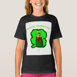 Camiseta Leprechaun Magic Girls Black Basic T Shirt