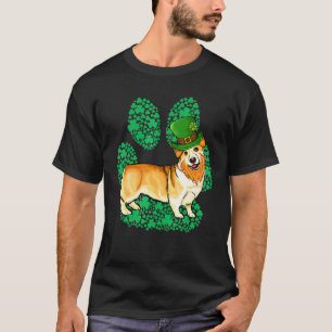 Camiseta Leprechaun Pembroke Welsh Corgi Dia de São Patríci
