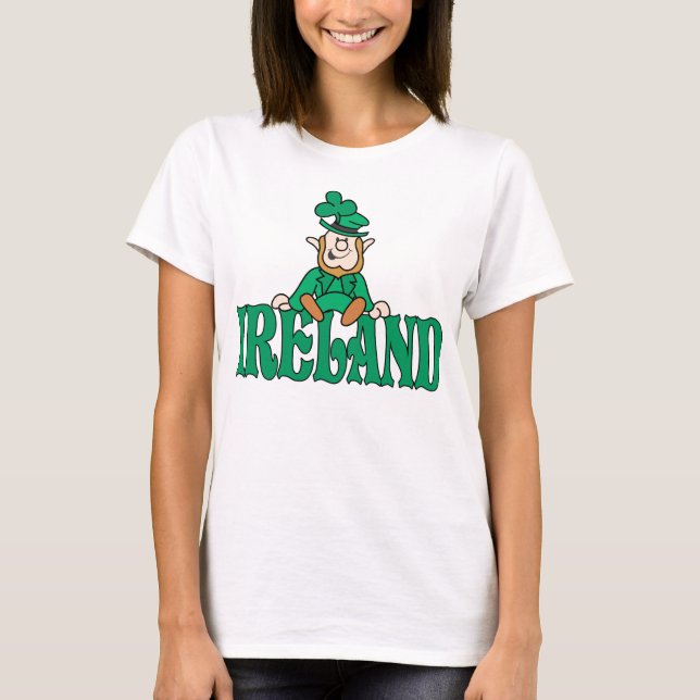 Camiseta Leprechaun pequeno de Ireland (Frente)