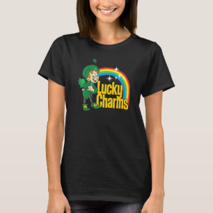 Camiseta Leprechaun Rainbow Luck Character Retro St Patrick