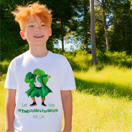 Camiseta Leprechaun Shenanigans Dia de São Patrício Shamroc