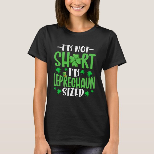 Camiseta Leprechaun Size St Patricks Day for Men & Women (Frente)