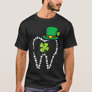 Camiseta Leprechaun Tooth Shamrock Rua Patrick Day Dentist 