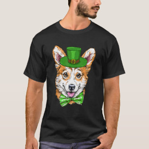 Camiseta Leprechauns Corgi 2022 Dia de São Patrício Para Ca