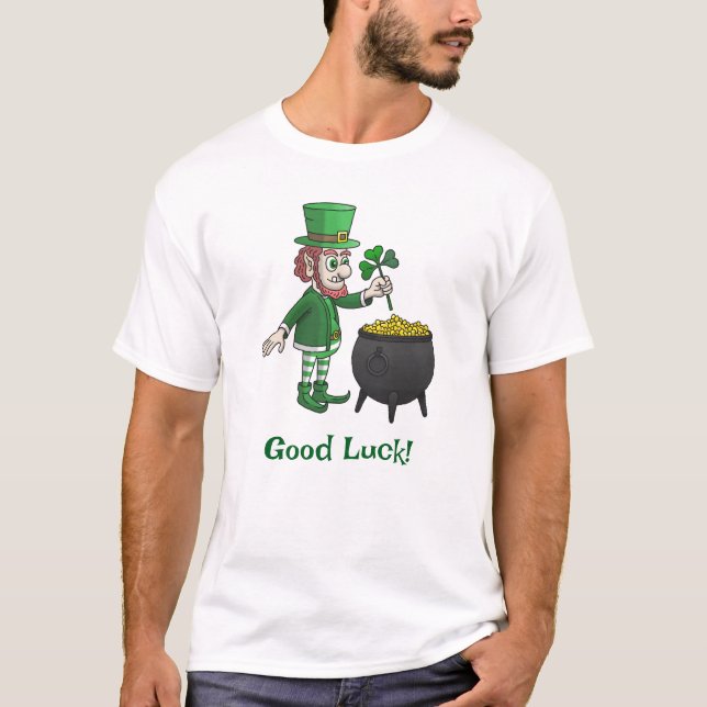 Camiseta Leprechauns Good Luck (Frente)